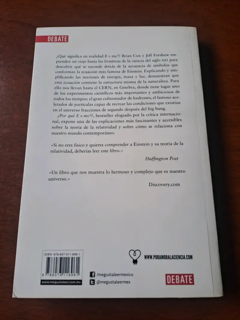 Libro ¿Por qué E=mc²? de Brian Cox y Jeff Forshaw - 2