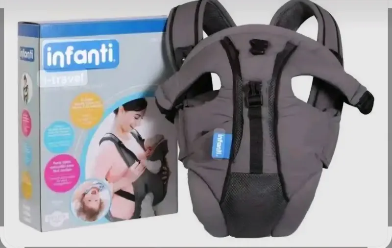 Portabebés Infanti i-travel gris cómodo - 1