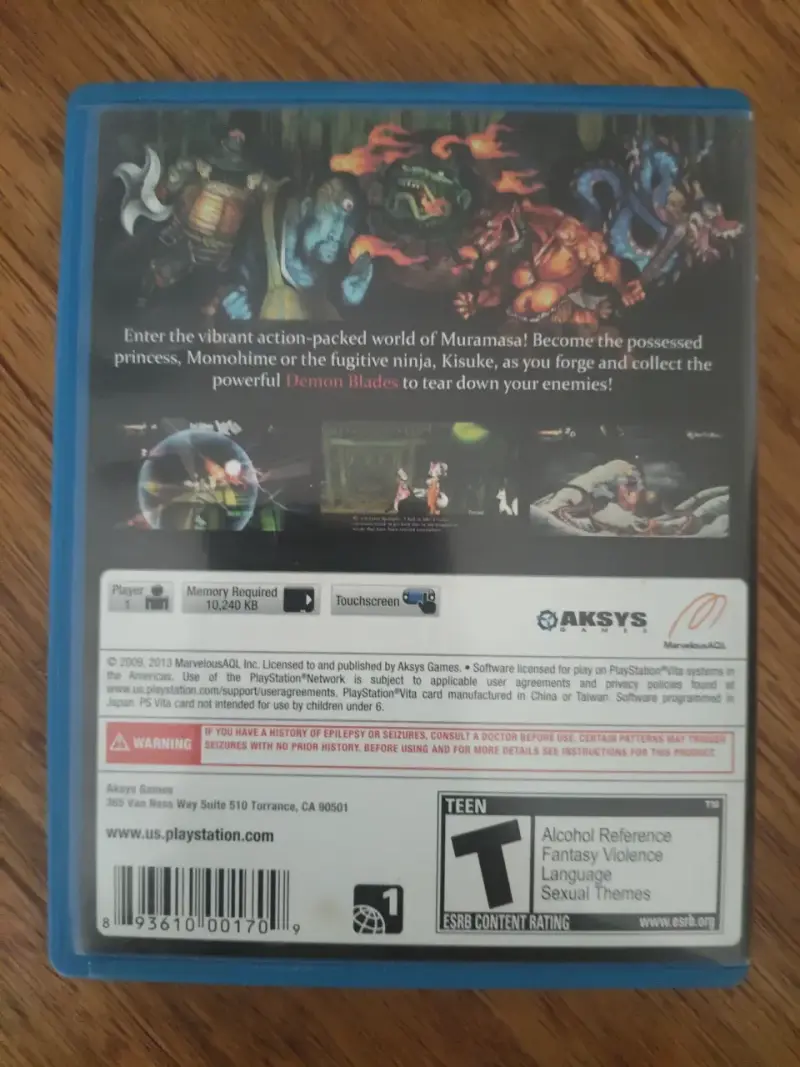 Juego PS Vita Muramasa Rebirth - 2