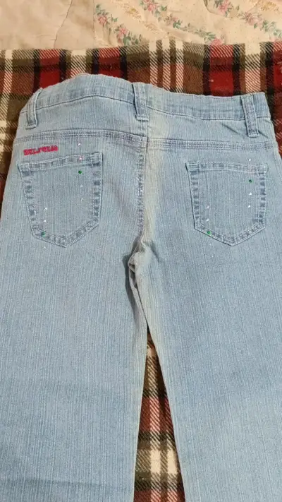 Jeans de niña Disney con diseño de princesa - miniatura 2