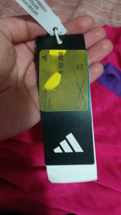 Camiseta de portero Adidas rosa y morado - miniatura 2