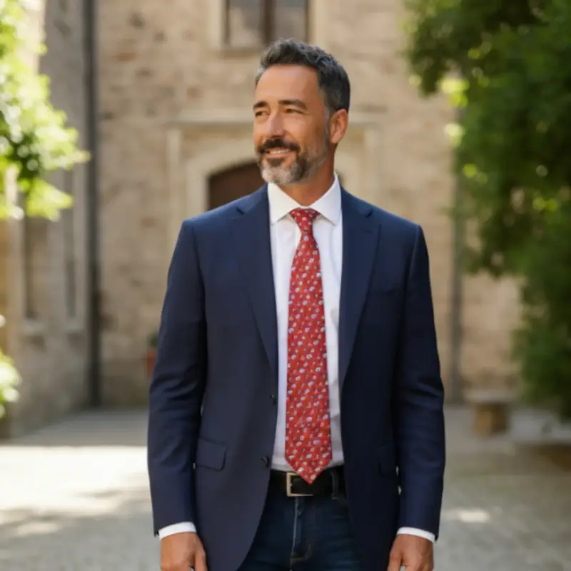 Corbata de seda J.S. Blank & Co. - 3