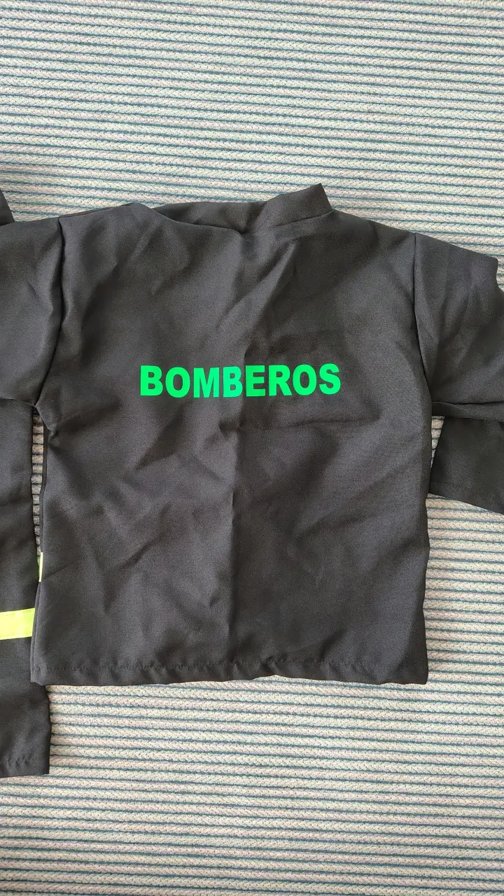 Disfraz de bombero para niños con detalles reflectantes - 4