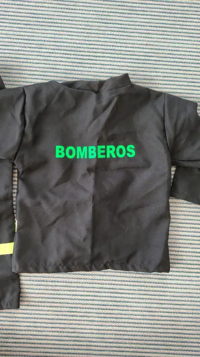 Disfraz de bombero para niños con detalles reflectantes - miniatura 4