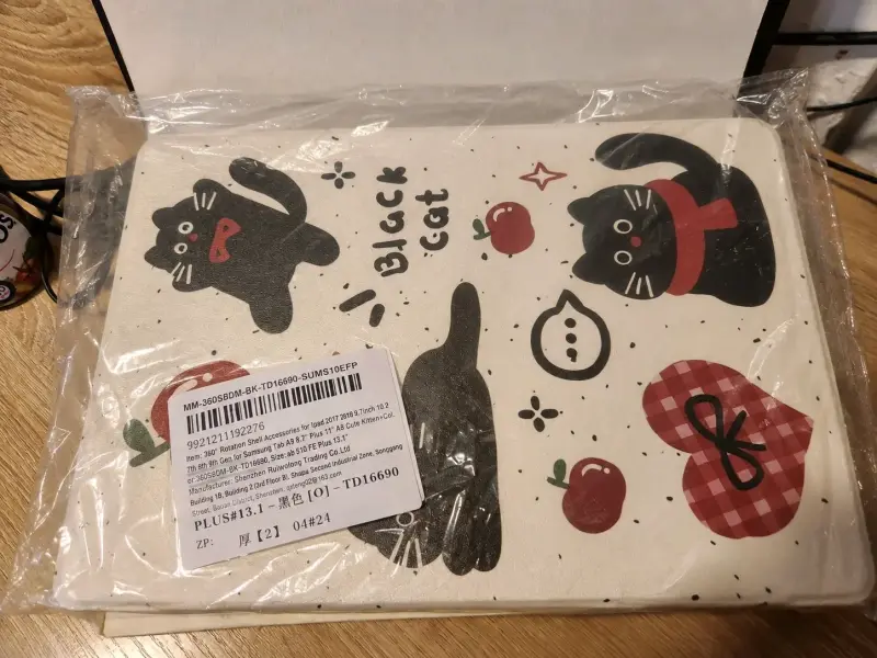 Funda Tablet 360° Black Cat iPad / Samsung 8.7–11"