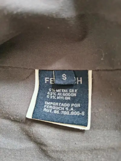 Chaqueta gris Ferouch Jeans con cierre - miniatura 5