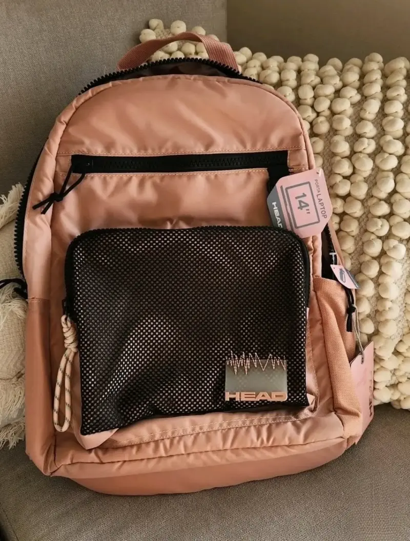 Mochila Head para laptop 14 pulgadas color rosa - 6