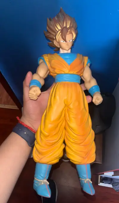 Figura de Goku Super Saiyan marca banpresto  2008 - miniatura 1