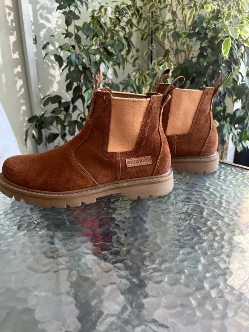 Botines chelsea marrón Caterpillar para hombre - 3