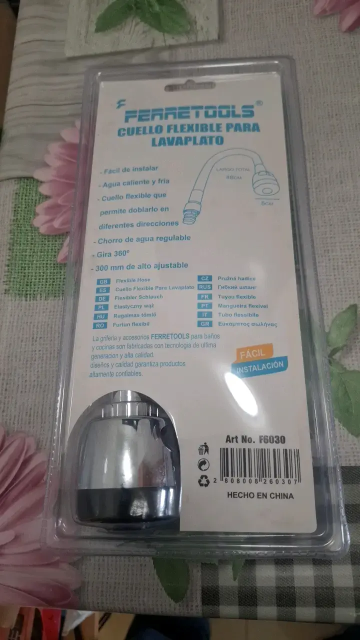 Cuello flexible para lavaplatos Ferretools - 2