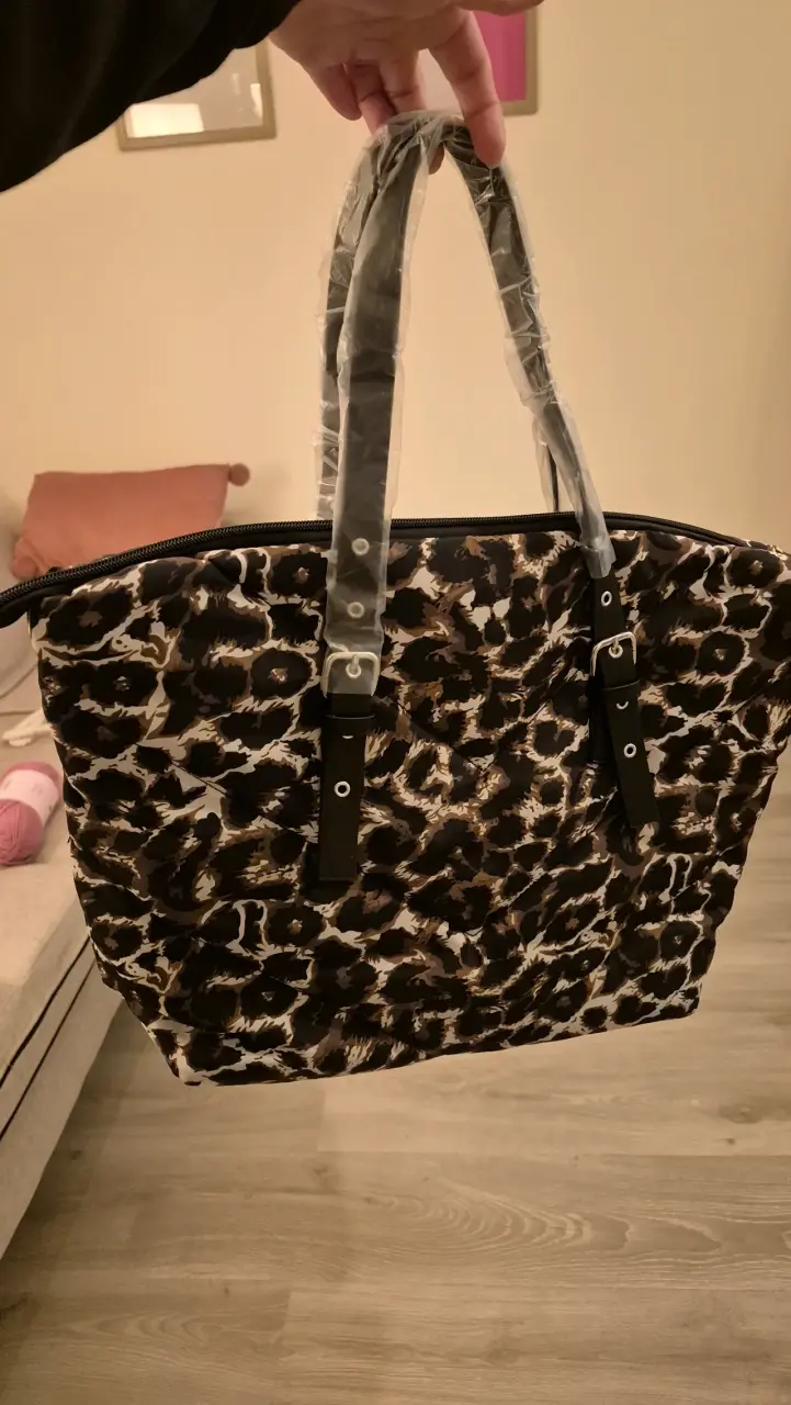 Bolso tote estampado animal print - 2