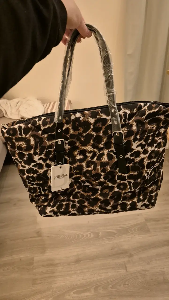 Bolso tote estampado animal print - 3