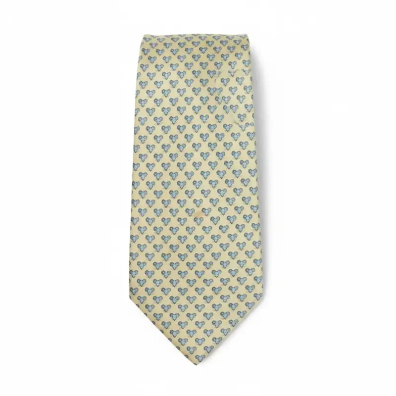 Corbata Salvatore Ferragamo Gancini 100% seda - 1