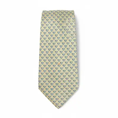 Corbata Salvatore Ferragamo  Gancini 100% seda - miniatura 1