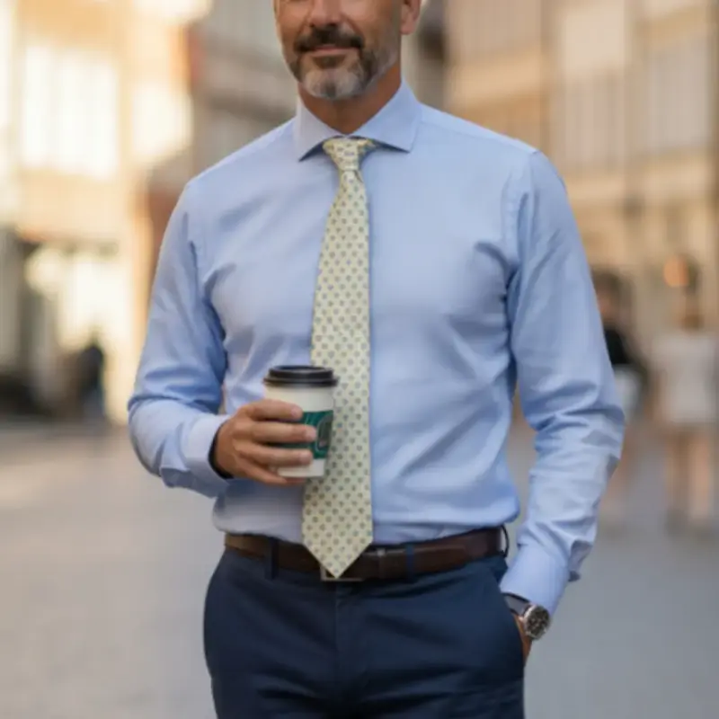 Corbata Salvatore Ferragamo Gancini 100% seda - 3