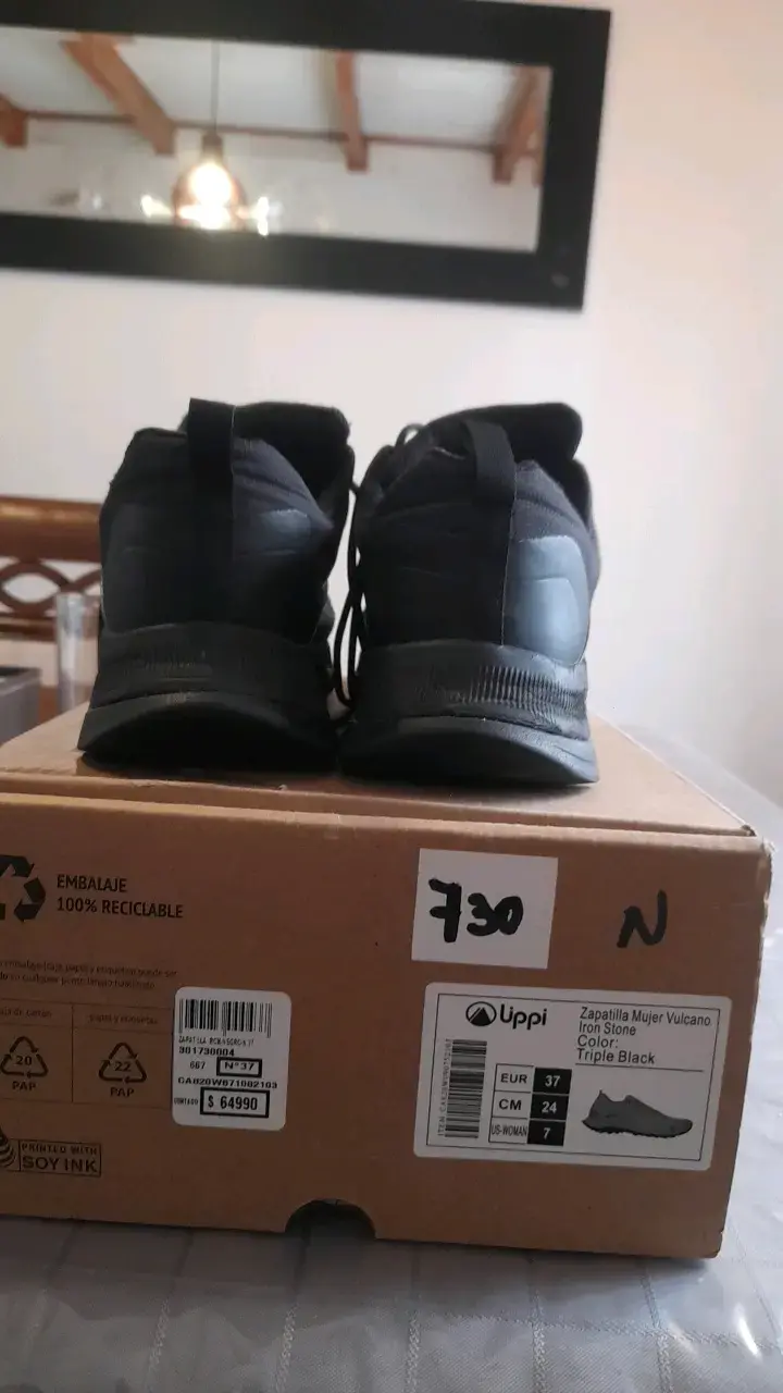 Zapatillas negras lippi Vulcano para mujer - 3