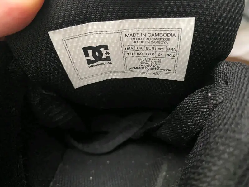 Zapatillas negras DC Shoes para mujer - 4