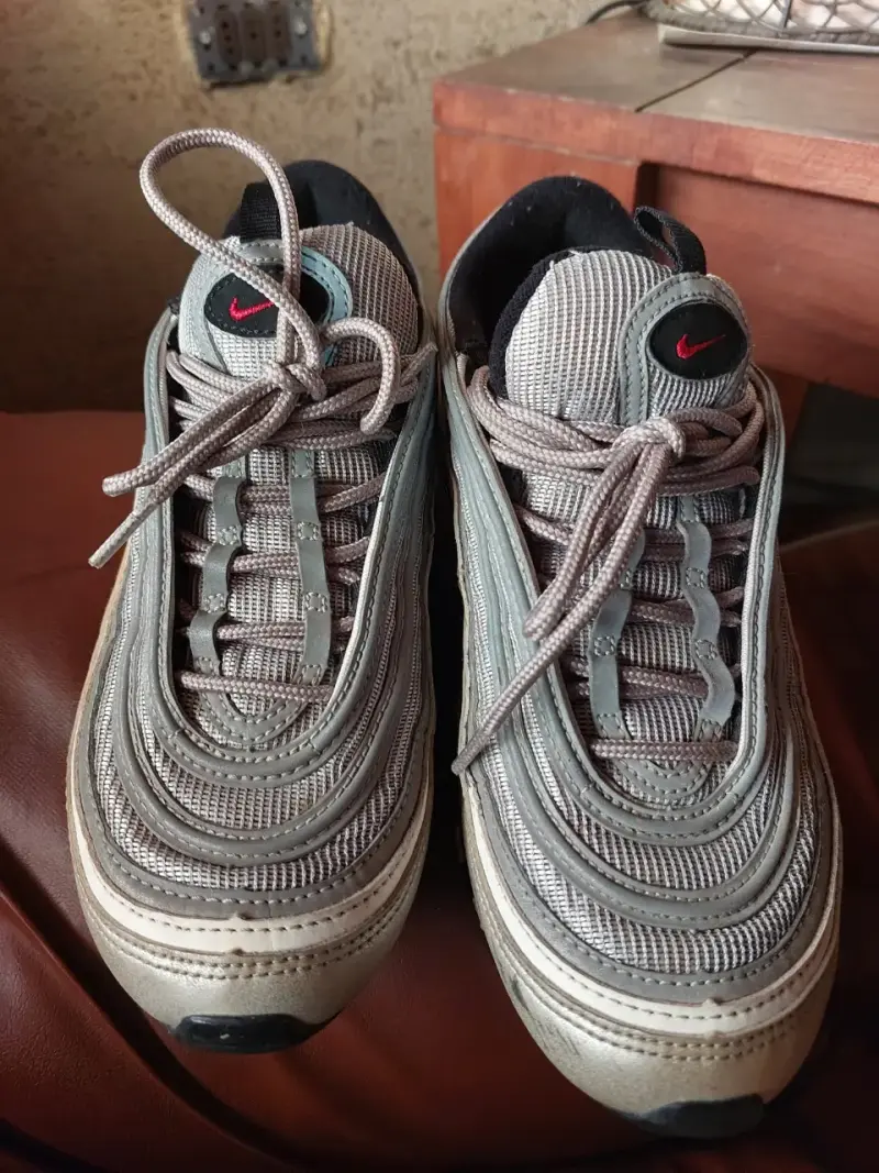 Zapatillas deportivas Nike Air Max 97 plateadas - 4