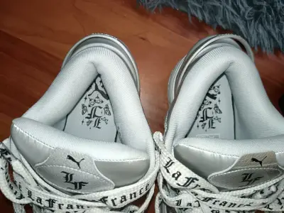 Zapatillas plateadas Puma La France - miniatura 6