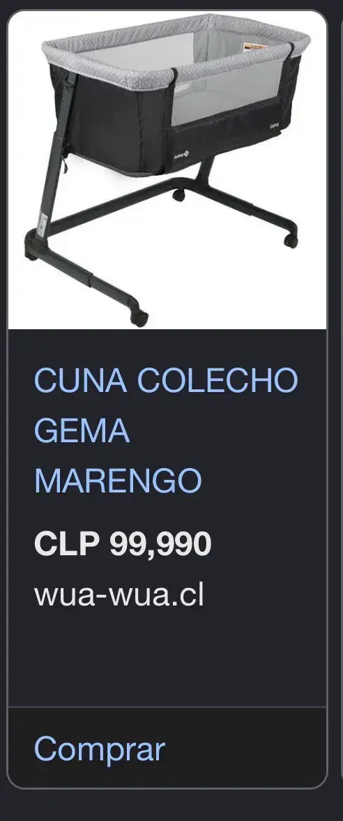 Cuna colecho Gema Marengo en buen estado - 4