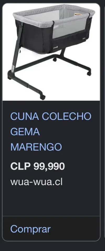 Cuna colecho Gema Marengo en buen estado - miniatura 4