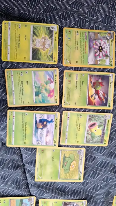 Lote de Cartas Pokémon planta - miniatura 2