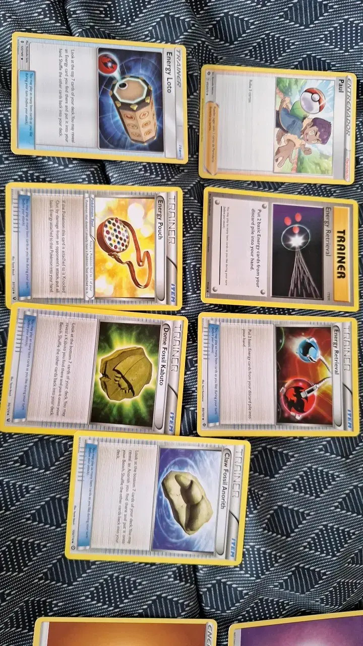Lote de Cartas Pokémon planta - 6