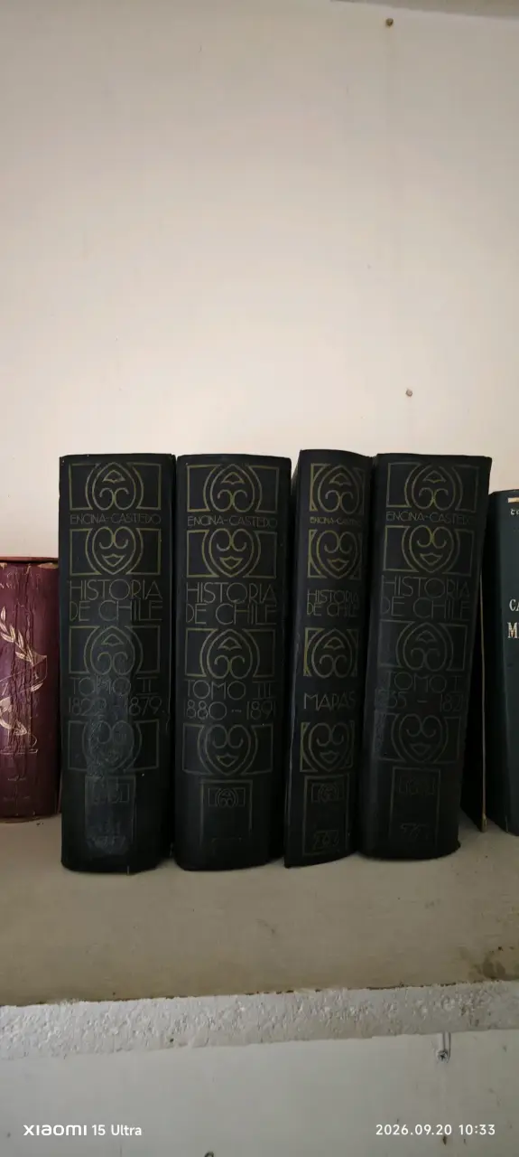 Colección de libros Historia de Chile Encina-Castedo - 2