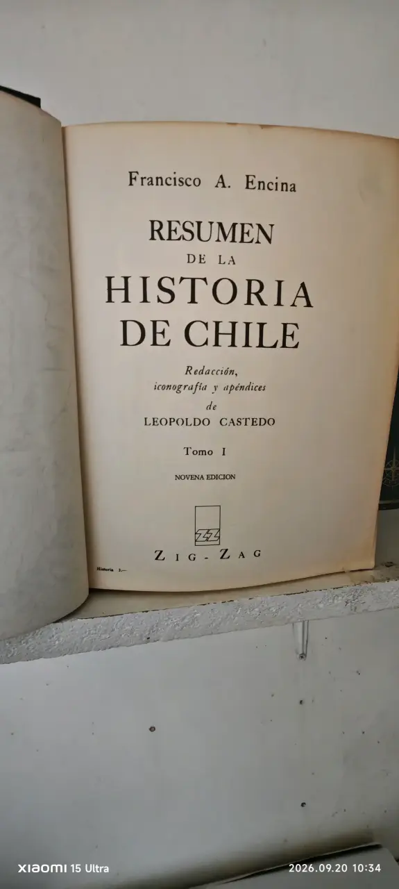 Colección de libros Historia de Chile Encina-Castedo - 3