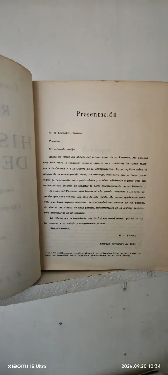 Colección de libros Historia de Chile Encina-Castedo - 5