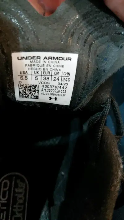 Botines de fútbol Under Armour negros - miniatura 3