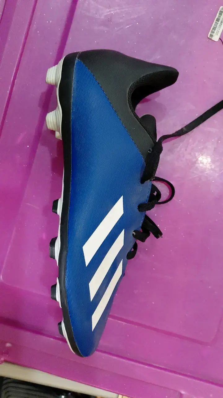 Zapatillas de fútbol Adidas azules para hombre - 4