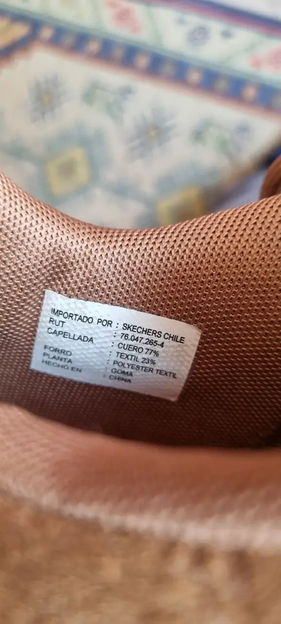 Zapatillas Skechers Mujer Beige Resistente al Agua - 6