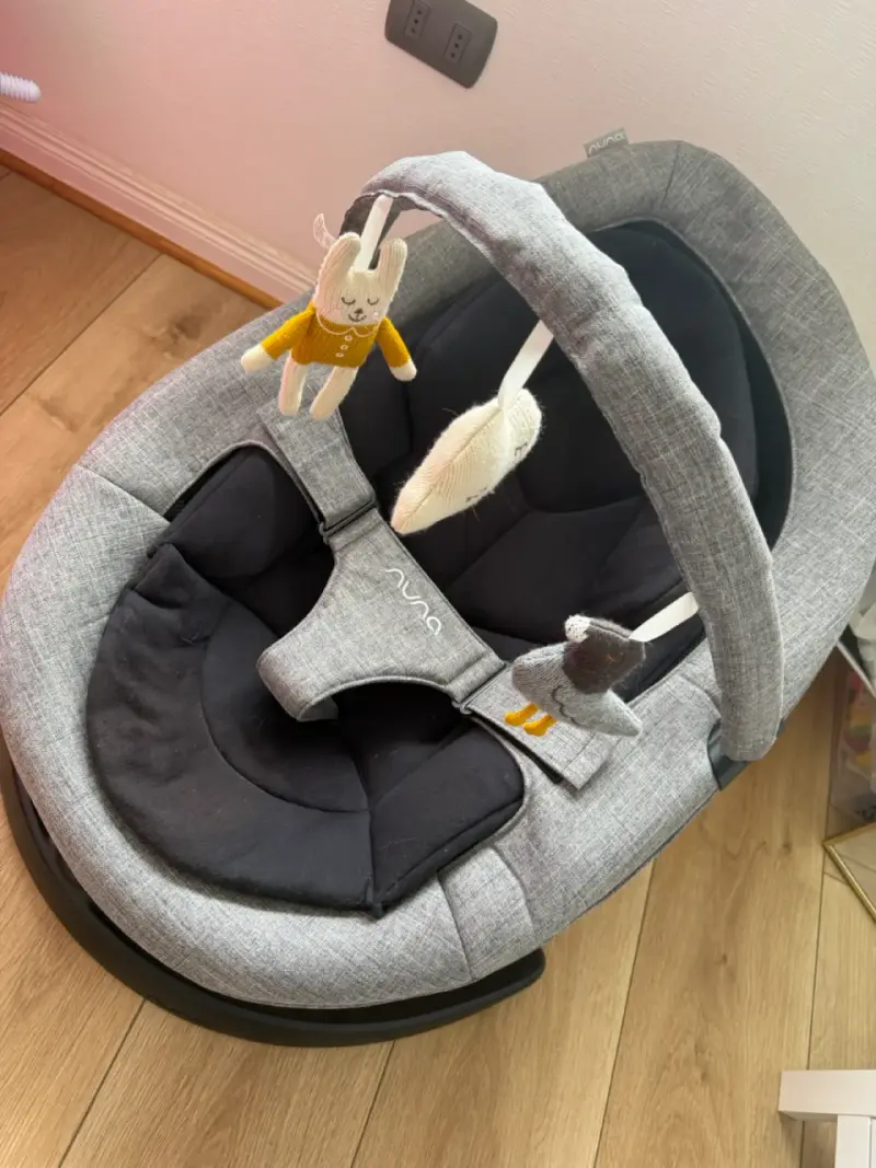 Silla mecedora Nuna Leaf Grow gris - 2