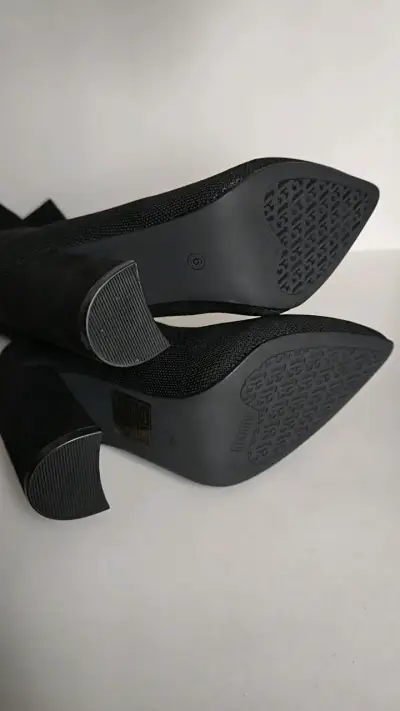 Botas Negras Altas de Tacón para Mujer - miniatura 3