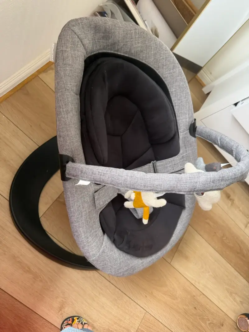 Silla mecedora Nuna Leaf Grow gris - 4
