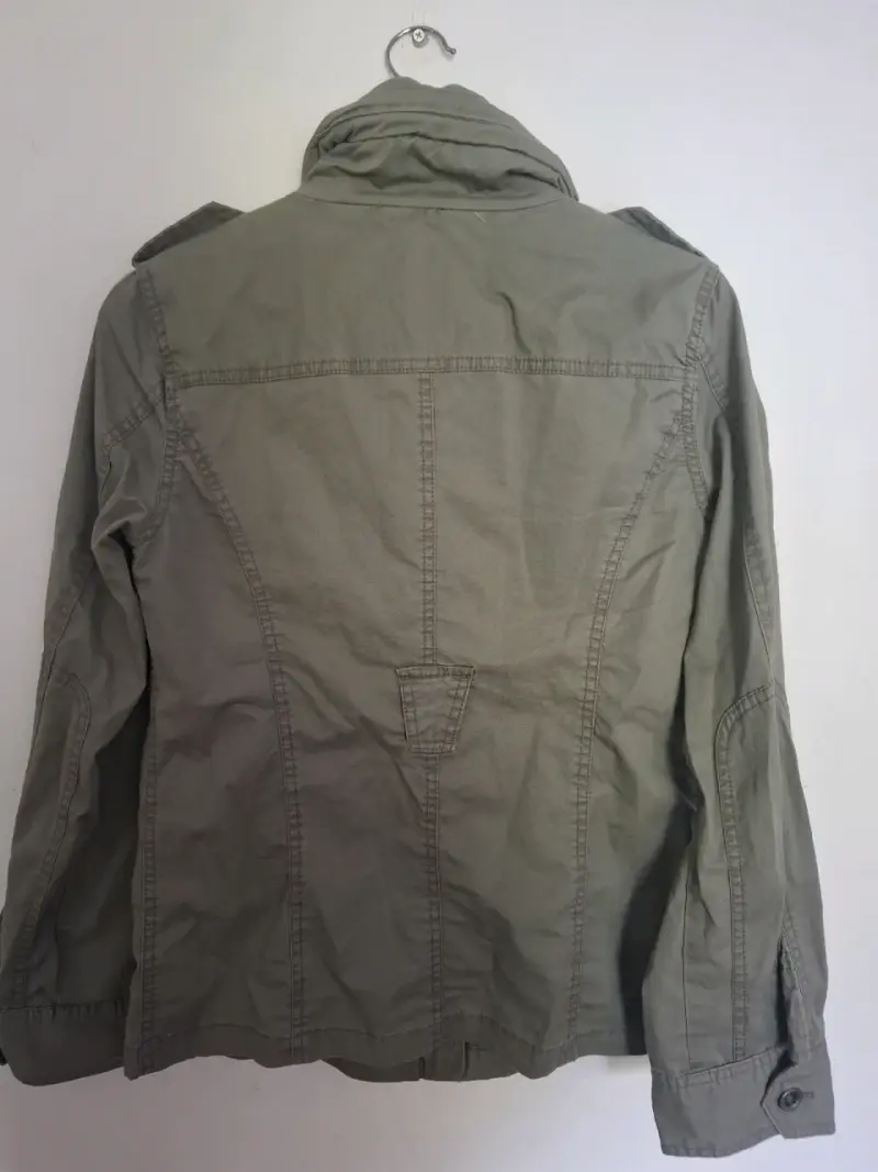 Chaqueta verde militar para mujer Only - 3