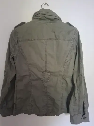 Chaqueta verde militar para mujer Only - miniatura 3