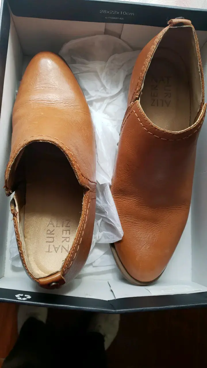 Botines de cuero marrón Naturalizer - 2