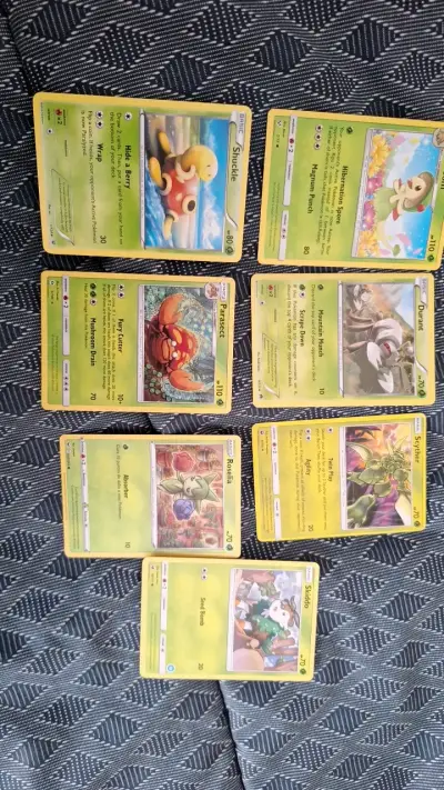 Lote de Cartas Pokémon planta 2 - miniatura 1