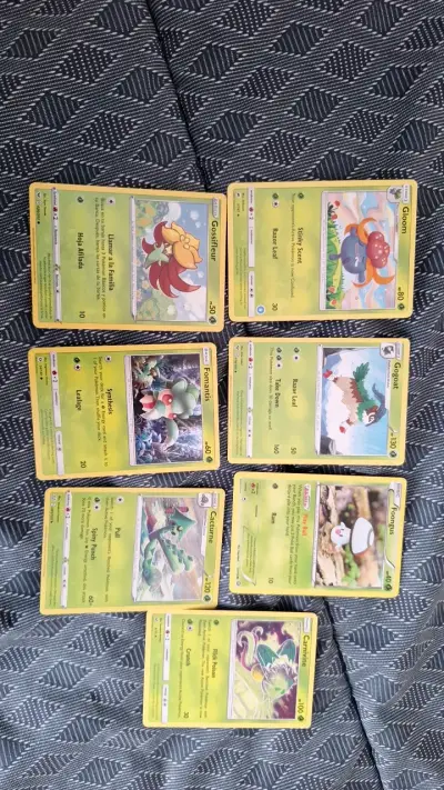Lote de Cartas Pokémon planta 2 - miniatura 2