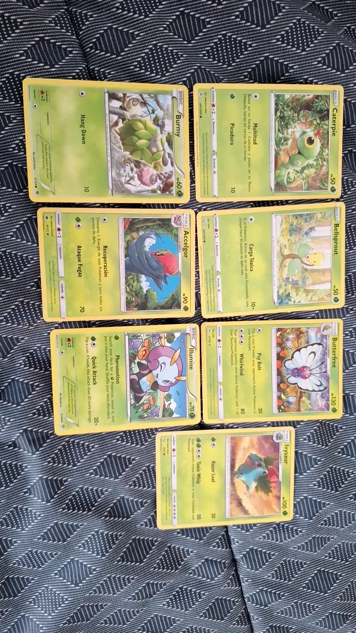 Lote de Cartas Pokémon planta 2 - 4