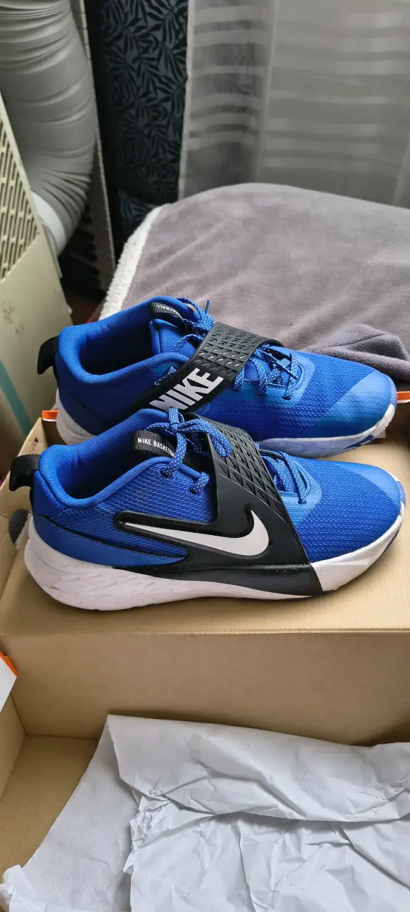 Zapatillas Nike Basketball Azules - 1