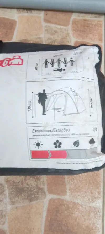 Carpa de camping para 6 personas - miniatura 2