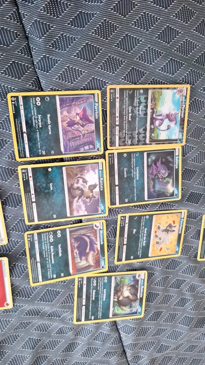 Lote de cartas Pokémon oscuro - 4