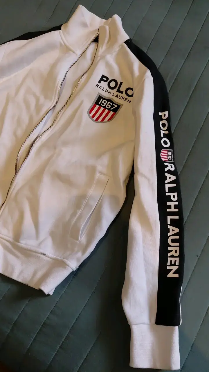 Chaqueta Polo Ralph Lauren blanca con logo - 2