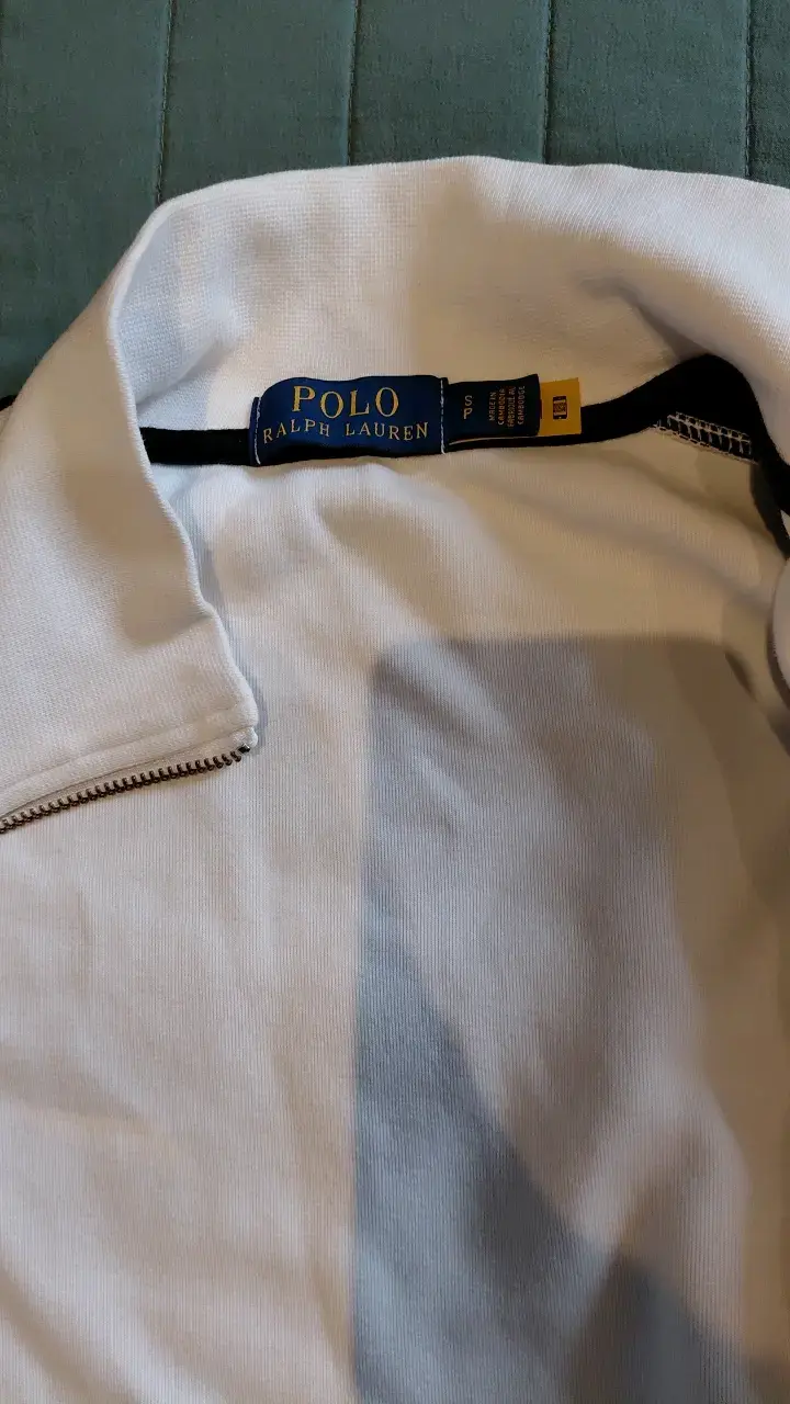 Chaqueta Polo Ralph Lauren blanca con logo - 3