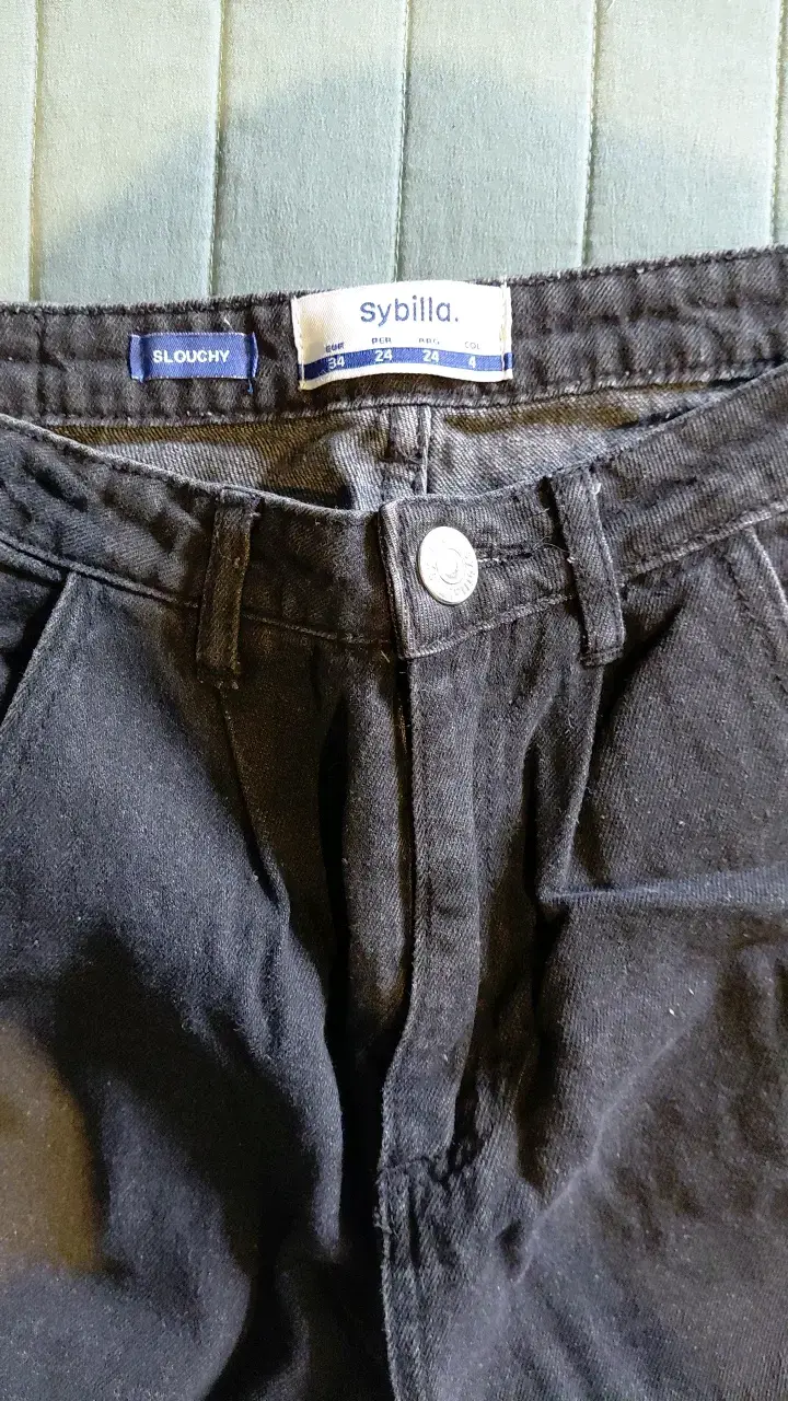 Jeans negros rasgados Sybilla Slouchy - 2