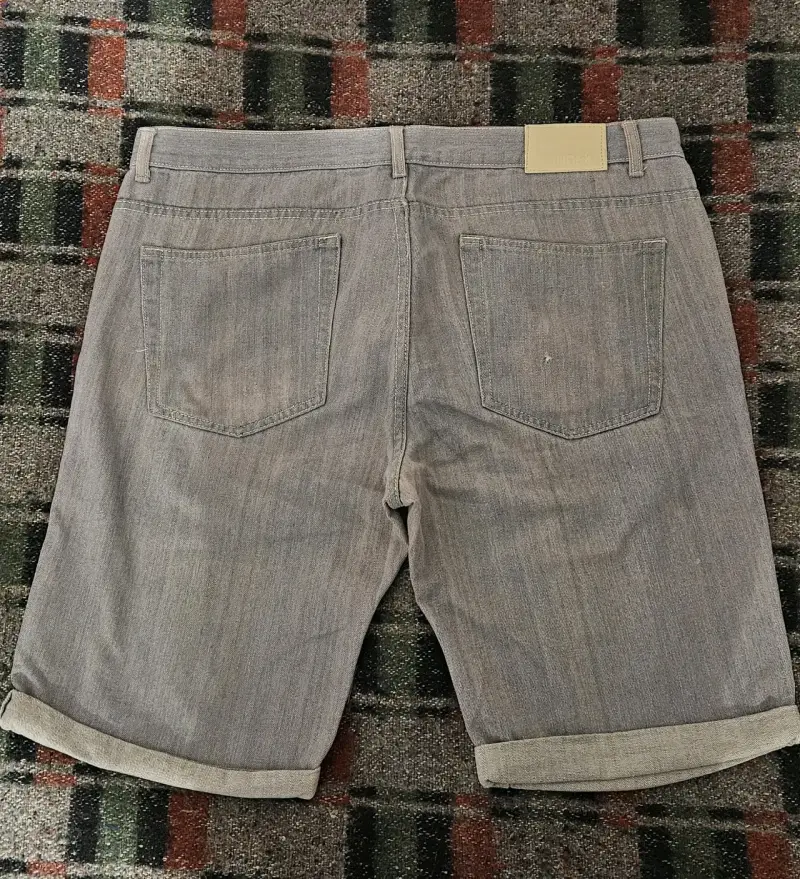 Bermudas de mezclilla grises Index para hombre - 2