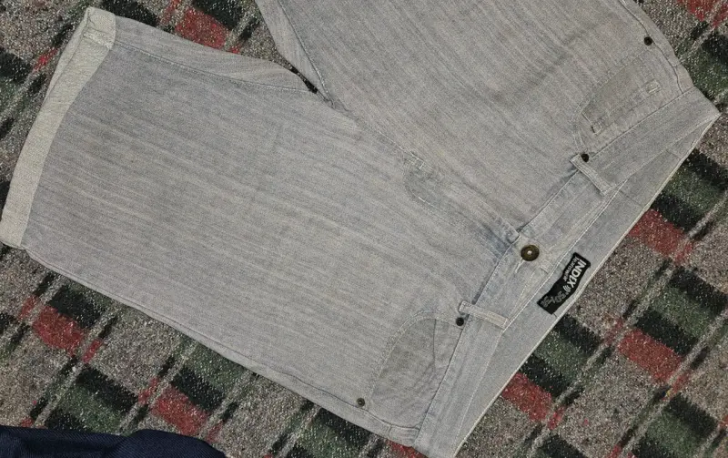 Bermudas de mezclilla grises Index para hombre - 4